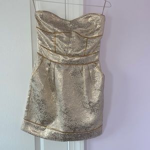 Gold Cocktail Dress